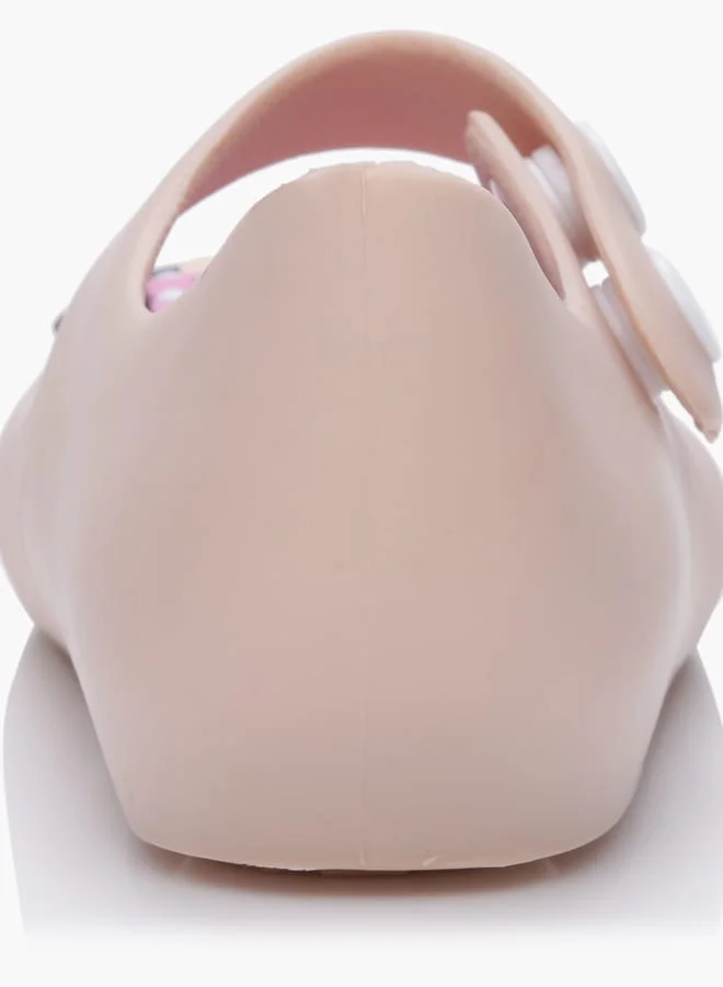 Disney Girls Minnie Mouse Applique Slip-On Shoes