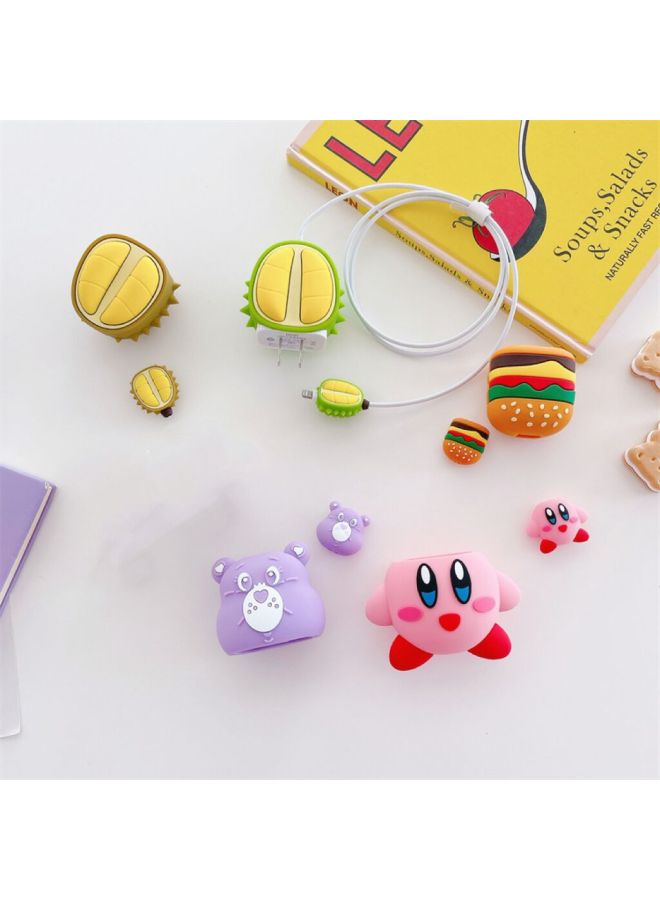 Beauenty The Cartoon Charger Protective Cover Is Suitable For Apple Fast Charging Head Protective Cover 18/20W US And European Regulations-Specifications:Mickey (2-piece Big Head Small Set) - Image 3