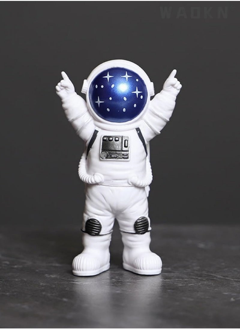 WAOKN Creative Astronaut Decoration 4-Pack Astronaut Statue Astronaut Statue Model For Astronaut Model Living Room TV Cabinet Hanging Decoration Children's Room Decoration Space Theme Birthday Gift  - Image 3