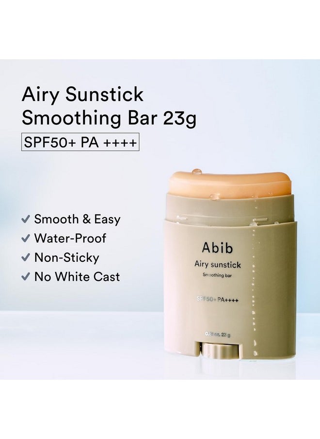ابيب شريط تنعيم البشرة Airy Sunstick Spf50 | حماية من الشمس غير لاصقة بلمسة نهائية غير لامعة للوجه والجسم، عصا كورية طويلة الأمد  - Image 2