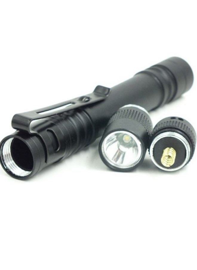 Generic Hot Sale LED Portable Mini Flashlight AA Dry Battery Flashlight Medical Pen Lamp Outdoor Lighting-Color:8.8cm Long 1 Section Purple Light 395  - Image 4