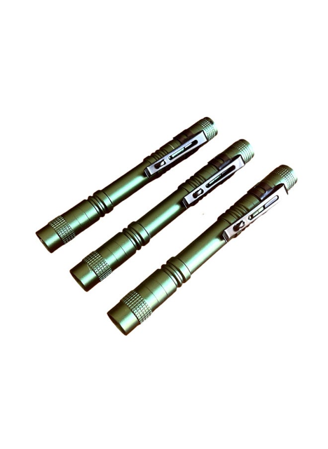 Generic Hot Sale LED Portable Mini Flashlight AA Dry Battery Flashlight Medical Pen Lamp Outdoor Lighting-Color:8.8cm Long 1 Section Purple Light 395  - Image 2