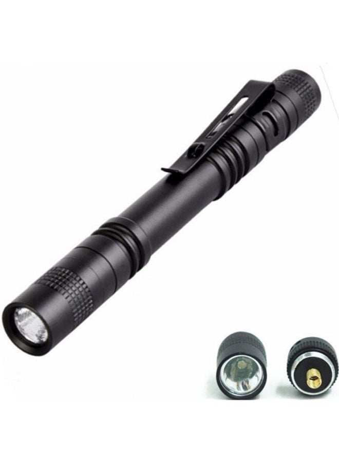 Generic Hot Sale LED Portable Mini Flashlight AA Dry Battery Flashlight Medical Pen Lamp Outdoor Lighting-Color:8.8cm Long 1 Section Purple Light 395  - Image 1