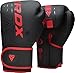 RDX Boxing Gloves Pro Training Sparring Maya Hide Leather Muay Thai MMA Kickboxing Men Women Adult Heavy Punching Bag Focus Mitts Pads Workout Ventilated Palm Multi Layered 8 10 12 14 16 18 Oz - Image 3
