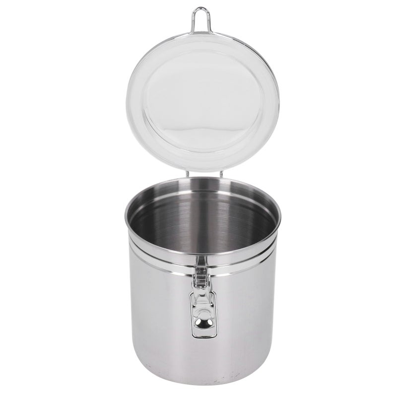 Stainless Steel Can: 304 Stainless Steel Airtight Canister - Multi-Purpose Food Storage Container for Home Kitchen Bulk Food, Tea, Milk Powder and Leftovers Storage - Image 2