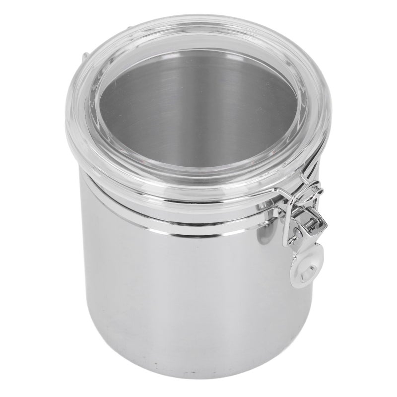 Stainless Steel Can: 304 Stainless Steel Airtight Canister - Multi-Purpose Food Storage Container for Home Kitchen Bulk Food, Tea, Milk Powder and Leftovers Storage - Image 5