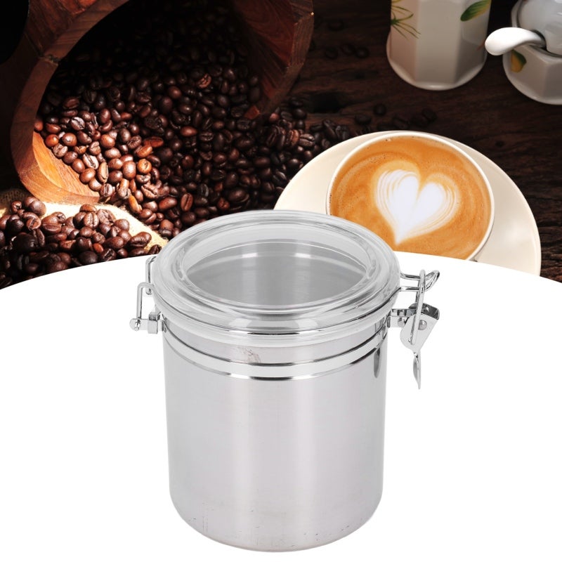 Stainless Steel Can: 304 Stainless Steel Airtight Canister - Multi-Purpose Food Storage Container for Home Kitchen Bulk Food, Tea, Milk Powder and Leftovers Storage - Image 1