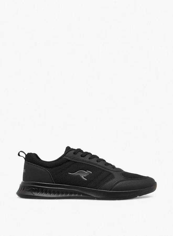 kangaROOS Men's Textured Sports Shoes with Lace-Up Closure
