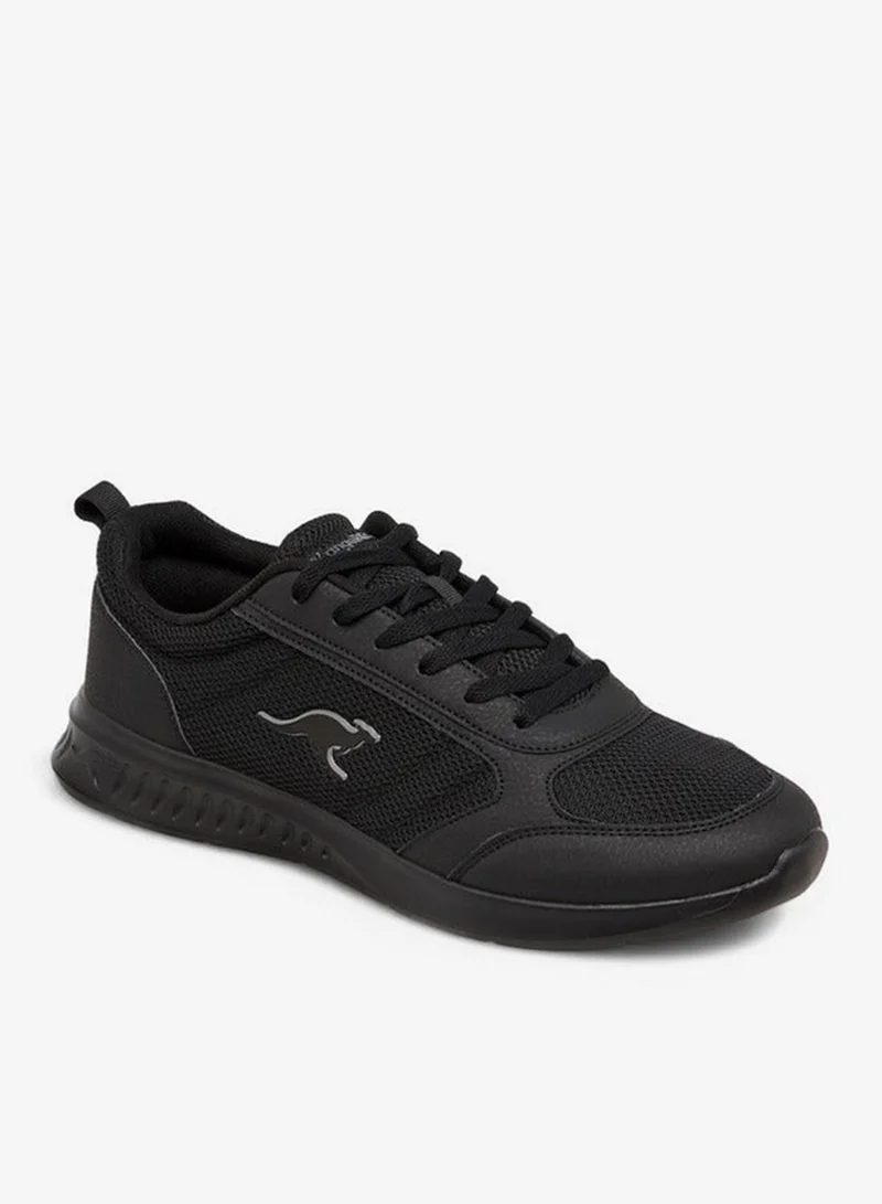 kangaROOS Men's Textured Sports Shoes with Lace-Up Closure