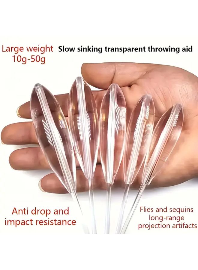 3pcs 50g Clear Sinking Fishing Bobbers Floats for Carp Catfish Trout Bass - Image 1