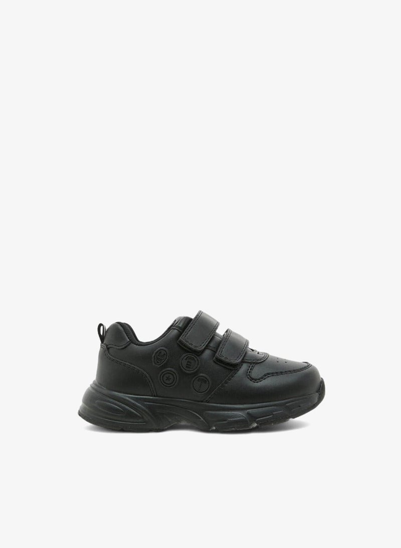 MARVEL Boys Textured School Shoes with Hook and Loop Closure - Image 3