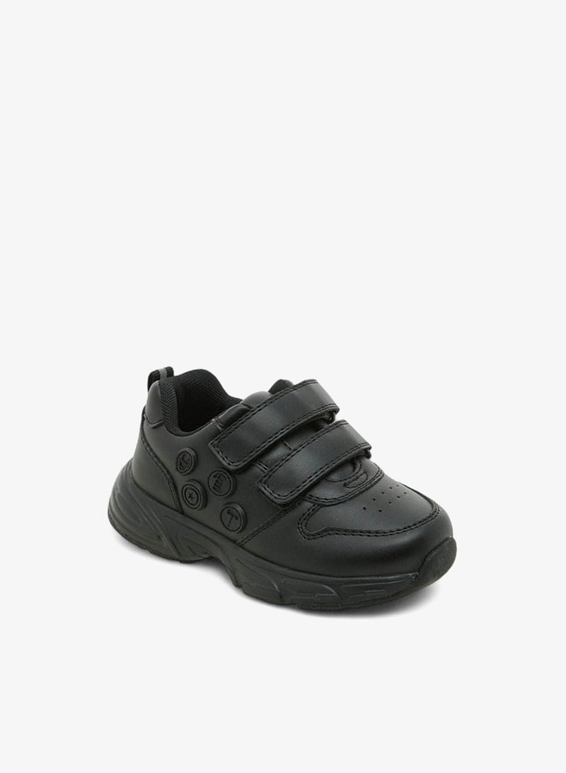 MARVEL Boys Textured School Shoes with Hook and Loop Closure - Image 2
