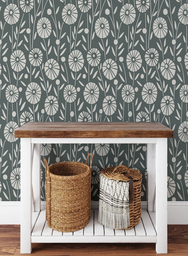 Stencil Revolution Posies Garden Pattern Wall Stencil - Add A Designer Touch to Your Home - Garden Stencil, Wall Stencil Ideas, Stencil for Walls, Large Wall Stencils - Image 3