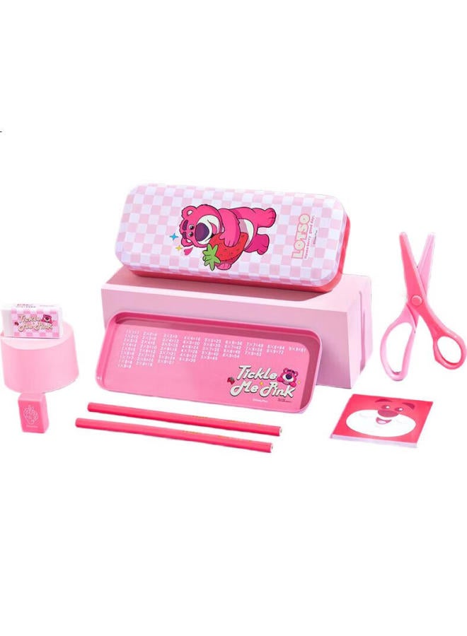 Disney Stationery Set, Elementary School First Grade And Kindergarten Learning Supplies Gift Box, Children'S Girls' New Year Birthday Gift, Strawberry Bear Dm0011T1 - Image 1