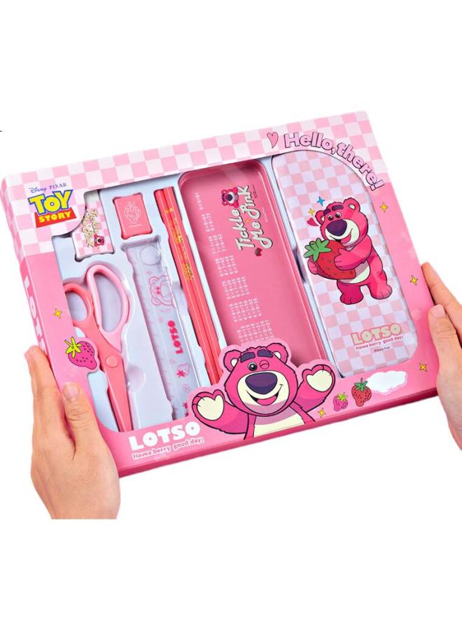 Disney Stationery Set, Elementary School First Grade And Kindergarten Learning Supplies Gift Box, Children'S Girls' New Year Birthday Gift, Strawberry Bear Dm0011T1 - Image 3