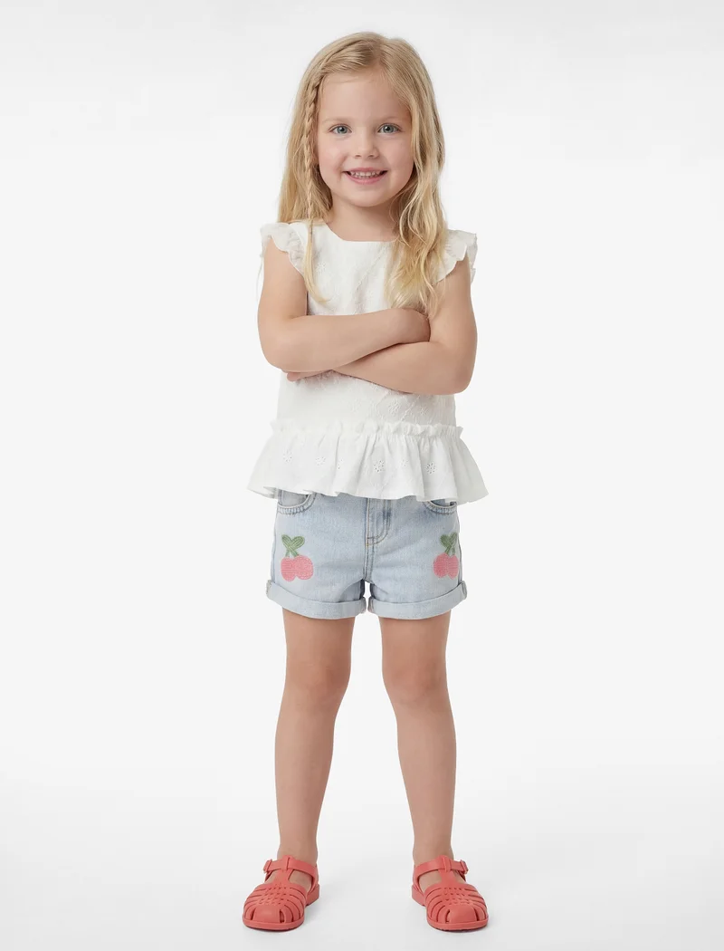 كوتون Broderie Tank Top