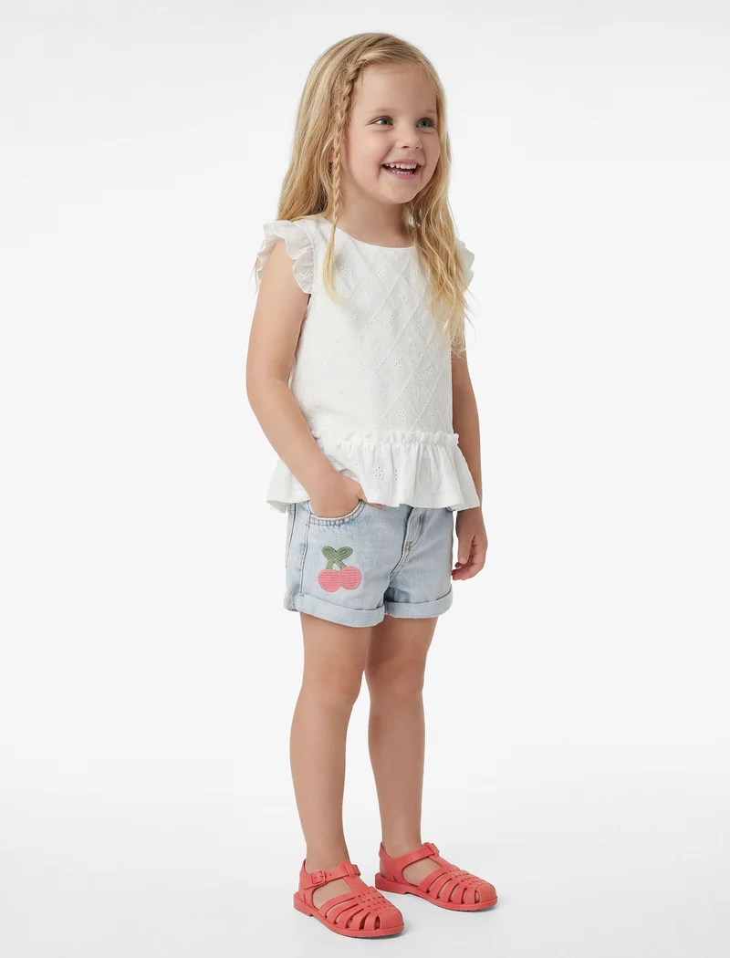 كوتون Broderie Tank Top