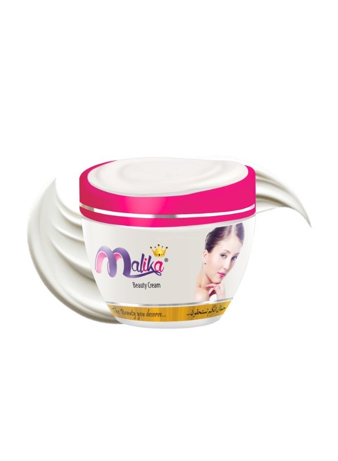Malika Instant Glow Beauty Cream | Vitamin A & E | Brightening, Hydrating & Anti-Aging Night & Day Face Cream - Image 1