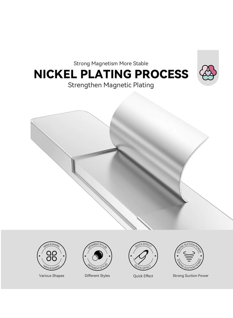 Excefore 9 قطع من أقلام مغناطيس أظافر عين القطة لأدوات فن أظافر عين القطة بتصميم متدرج مغناطيس أظافر عين القطة أعواد مغناطيس أظافر عين القط للنساء عصا مغناطيس لأدوات فن طلاء الأظافر المغناطيسية - Image 2