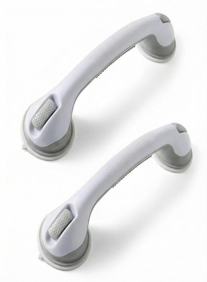 Inscool Shower Grab Bars for Seniors, Upgraded Bar with Powerful Suction, 15.8in Shower Handles for Elderly Suction, Removable Bathroom Handles for Elderly, Shower Safety Bars for Seniors on Smooth Surfaces - Image 1