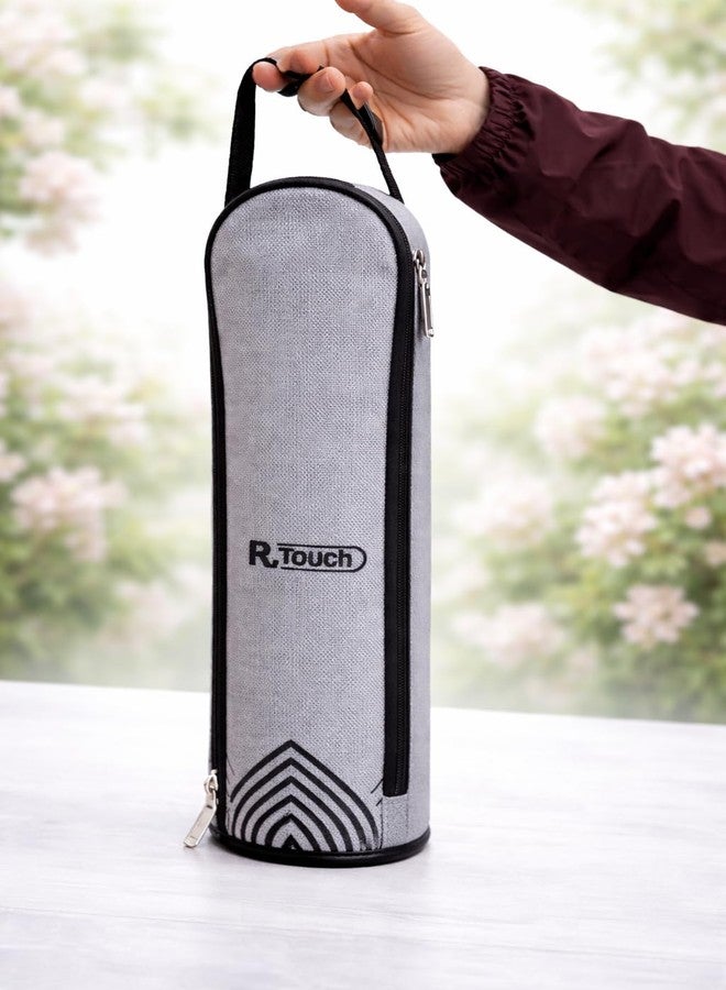 R TOUCH Water Bottle Cover for 1000 ML Portable Bottle Carry Case with Zipper - Insulated Water Bottle Storage Pouch with Handle for Travel, School & Office - Image 1