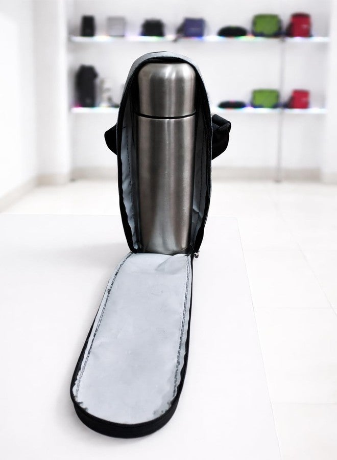 R TOUCH Water Bottle Cover for 1000 ML Portable Bottle Carry Case with Zipper - Insulated Water Bottle Storage Pouch with Handle for Travel, School & Office - Image 3