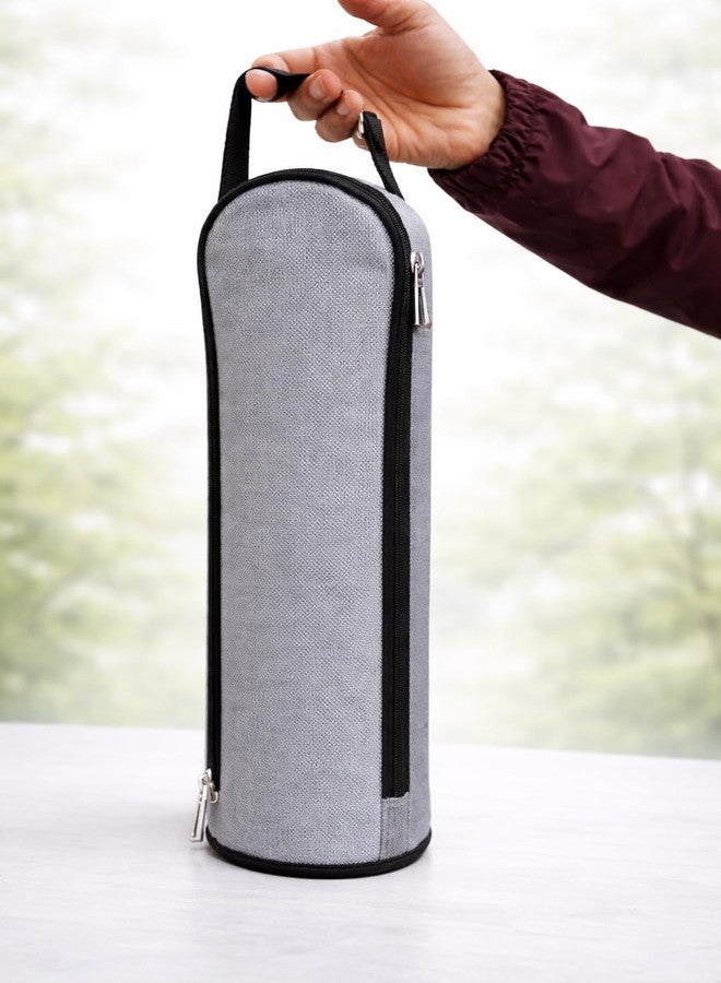 R TOUCH Water Bottle Cover for 1000 ML Portable Bottle Carry Case with Zipper - Insulated Water Bottle Storage Pouch with Handle for Travel, School & Office - Image 2