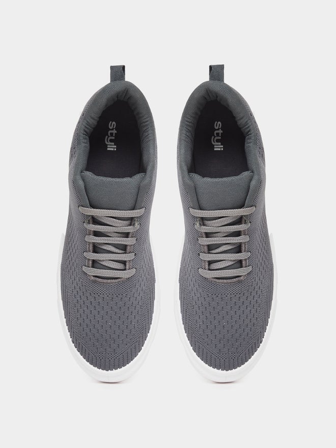 Styli Lightweight Mesh Lace Up Casual Shoes - Image 5