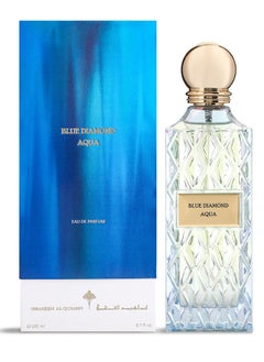 IBRAHEEM AL.QURASHI Ibraheem Al Qurashi Blue Diamond Aqua Eau de Parfum – 200ml | Fresh Aquatic & Woody Fragrance | Long-Lasting Scent with Musk & Incense  - Image 1