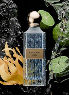 IBRAHEEM AL.QURASHI Ibraheem Al Qurashi Blue Diamond Aqua Eau de Parfum – 200ml | Fresh Aquatic & Woody Fragrance | Long-Lasting Scent with Musk & Incense  - Image 3