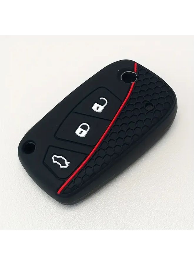 Silicone Key Fob Cover 3 Button For Fiat Ducato 500 500L Panda - Image 5