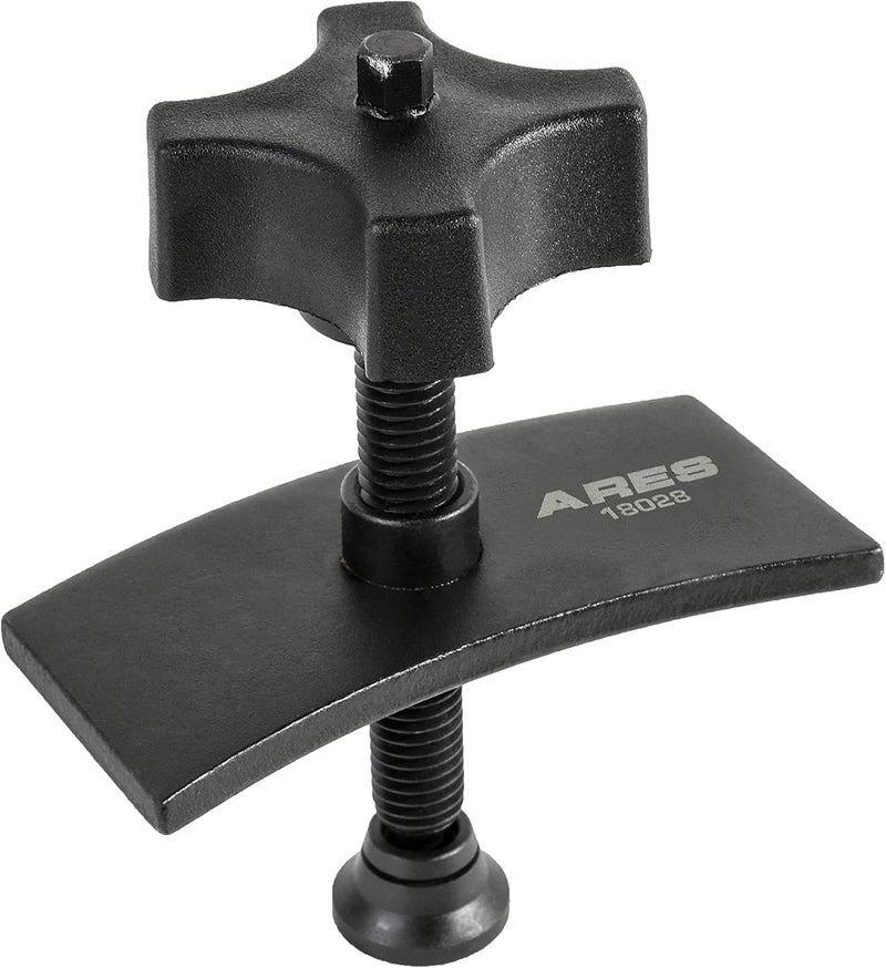 ARES 18028 - Heavy Duty Brake Pad Spreader - Built-in Comfort Tightening Knob - Heavy-Duty Steel Construction - Solid Steel Swivel Joint for Precise and Even Compression - Image 1