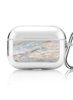 Classic Clear printed Case for Apple AirPods Pro 2nd Generation Thin Transparent Cover [Designed for Apple AirPods Pro 2nd Generation] - Marble Print Grey Classic
