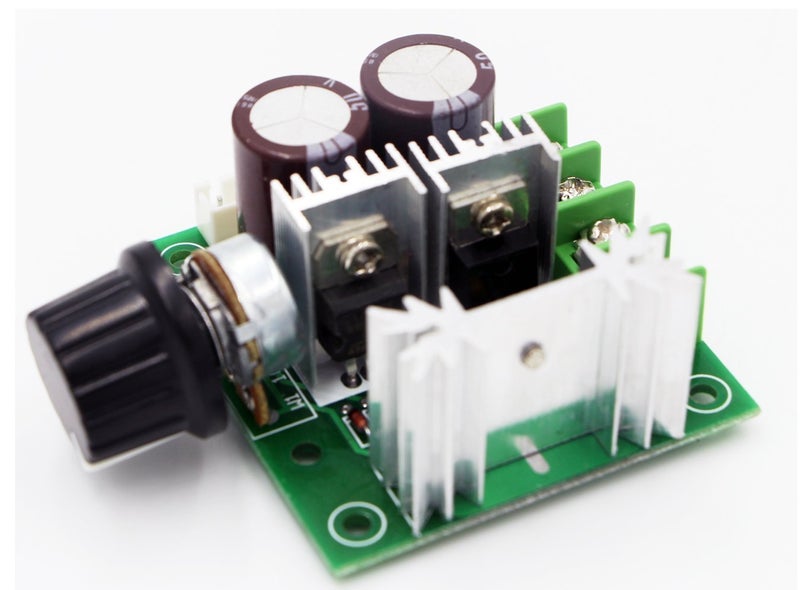 RioRand 12V-40V 10A PWM DC Motor Speed Controller with Knob-High Efficiency, High Torque, Low Heat Generating with Reverse Polarity Protection, High Current Protection - Image 5