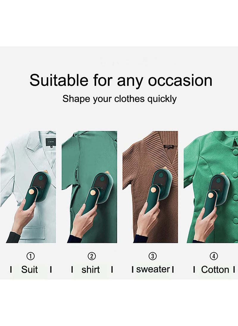 Arabest - Handheld Garment Ironing Machine, Portable Foldable Handheld Garment Ironing Machine, 180° Rotatable Rotating Fabric Remove Clothes Wrinkles Garment Ironing Machine - Image 1