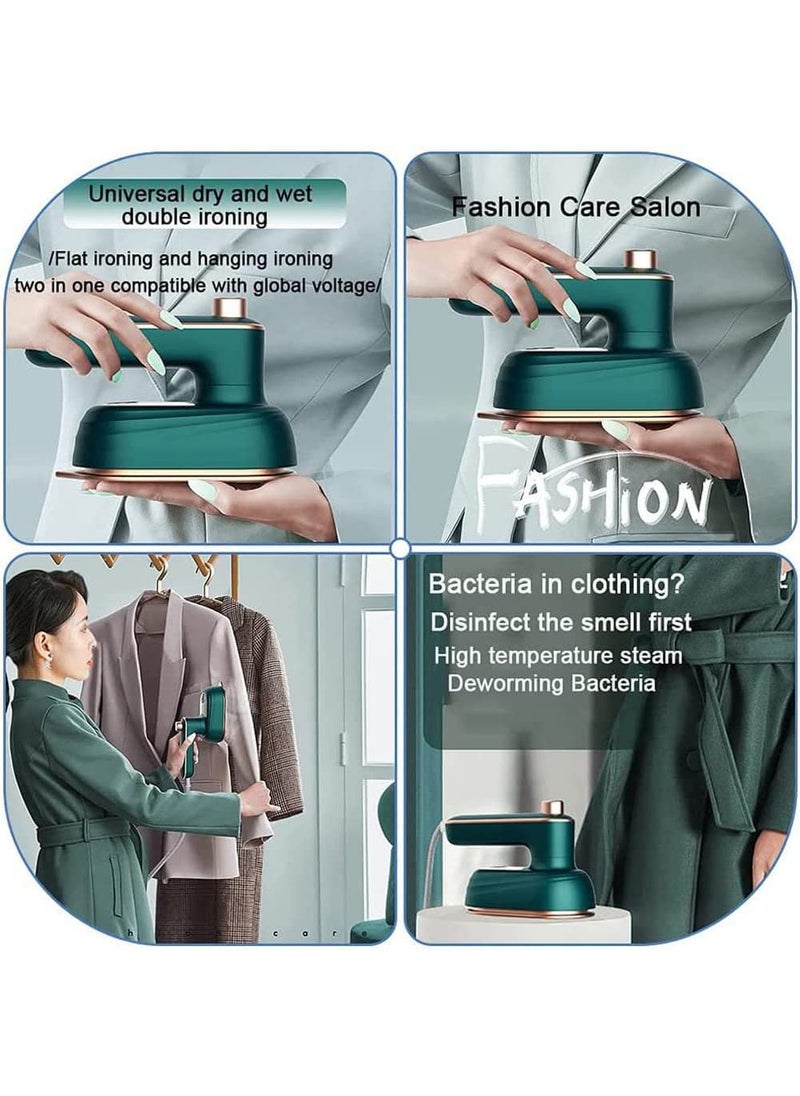 Arabest - Handheld Garment Ironing Machine, Portable Foldable Handheld Garment Ironing Machine, 180° Rotatable Rotating Fabric Remove Clothes Wrinkles Garment Ironing Machine - Image 1