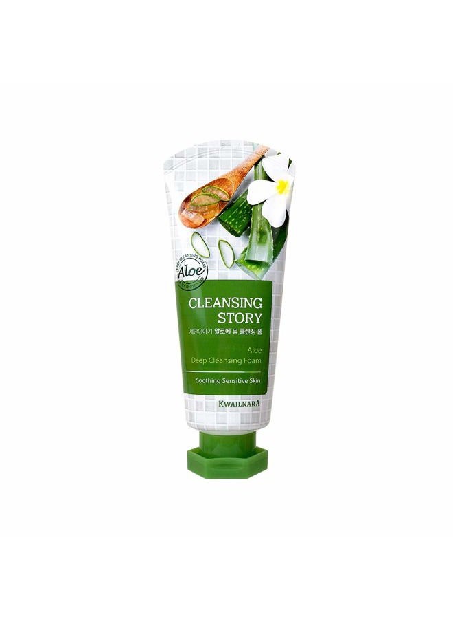 Cleansing Story Natural Facial Deep Foam Cleansing - Aloe