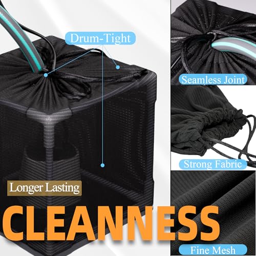 Fineday Pond Filter, Anti-Clogging Cube Outdoor Mesh Water Pump Barrier Bag Box Basket (10 inch) - Image 5