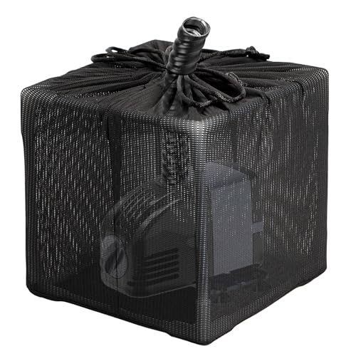 Fineday Pond Filter, Anti-Clogging Cube Outdoor Mesh Water Pump Barrier Bag Box Basket (10 inch) - Image 1