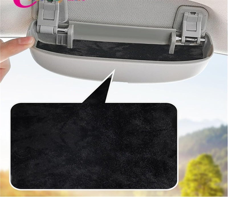 QASULER Car Sunglasses Case for Toyota  Highlander - Image 4
