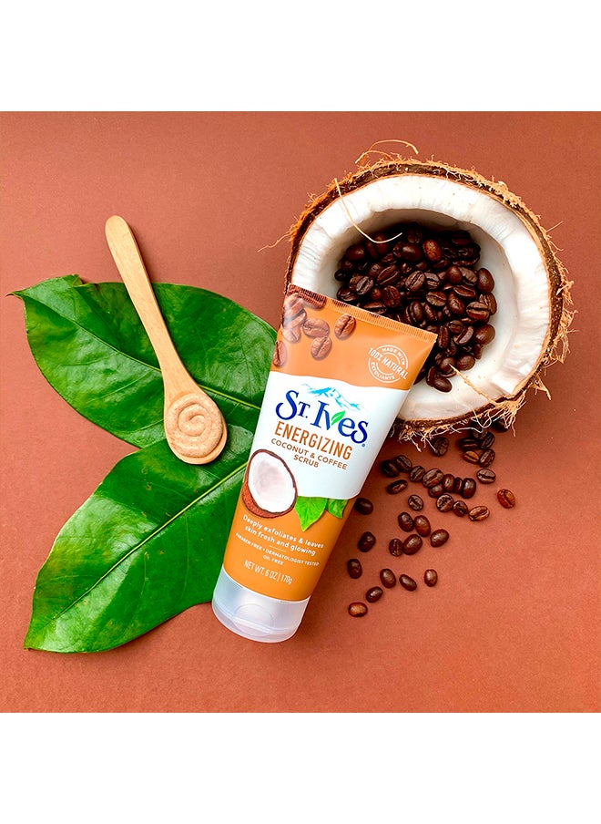 ST. Ives مقشر الوجه المنشط بجوز الهند والقهوة  - Image 2
