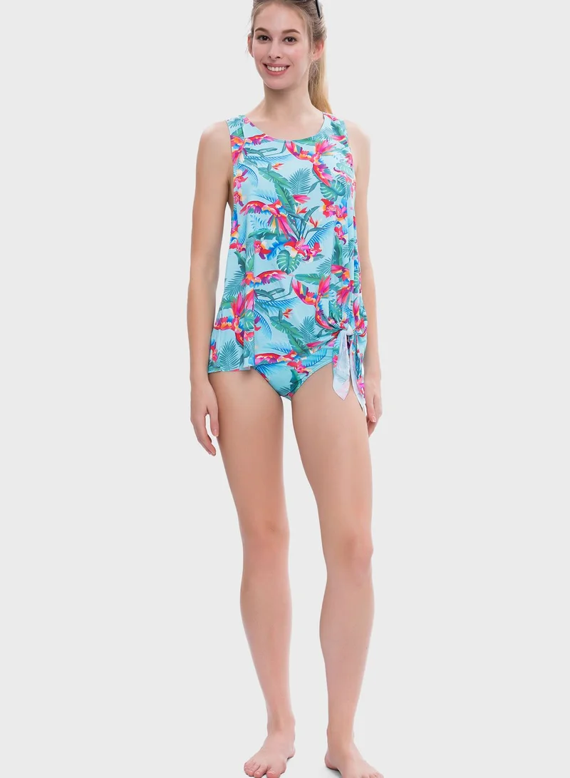 Sunseeker Printed Beach Top