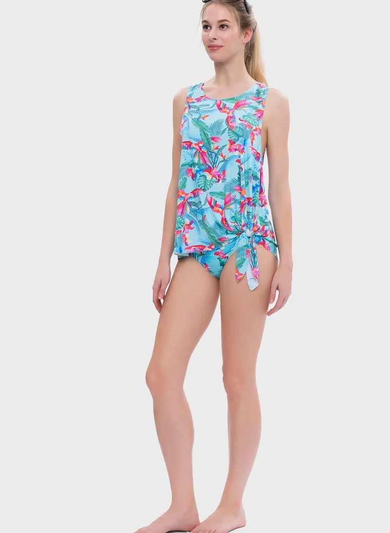 Sunseeker Printed Beach Top