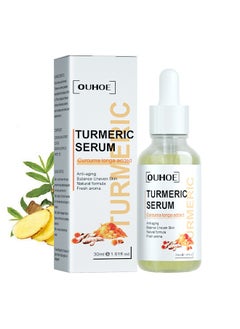 Turmeric Serum-Curcuma ​Dark Spot And Anti-Aging Turmeric Repair Face Serum, Natural Turmeric Bright Skin Dark Spot Skin Care Moisturizing Repair Serum Turmeric Oil For Face 30ml