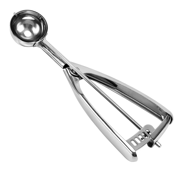 Saebye Small Cookie Scoop, 1 tablespoon/ 15 ml, 1 13/32 inches / 36 mm Ball, 18/8 Stainless Steel, Secondary Polishing - Image 1