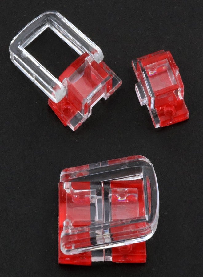 LUORNG 4PCS Clear Acrylic Lock Hasp Buckles Mini Hinge Hasp Clear Box Hinge Latch Hasp Lock Mini Acrylic Clasp Hasp Latch - Image 5