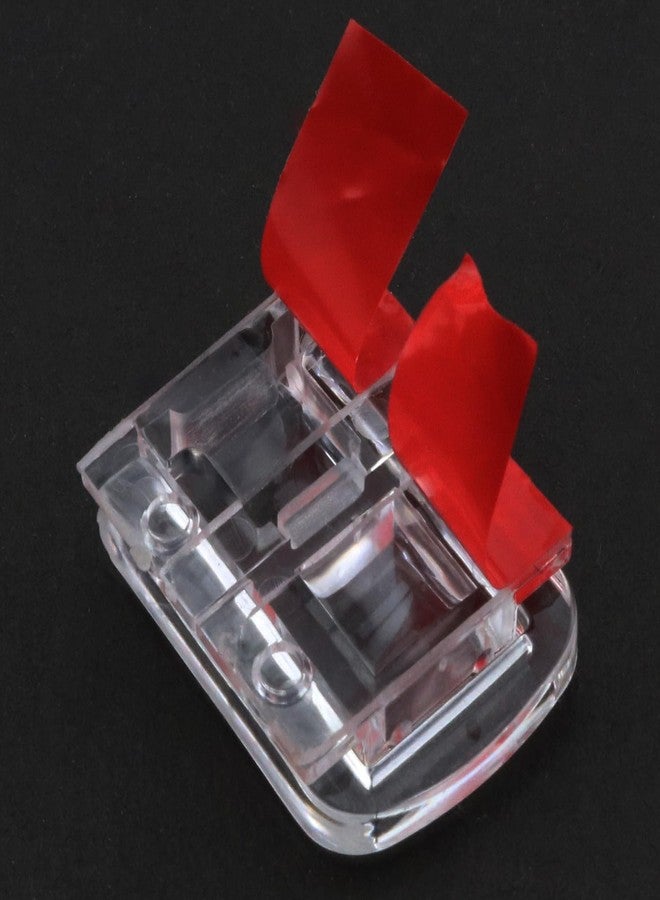 LUORNG 4PCS Clear Acrylic Lock Hasp Buckles Mini Hinge Hasp Clear Box Hinge Latch Hasp Lock Mini Acrylic Clasp Hasp Latch - Image 3
