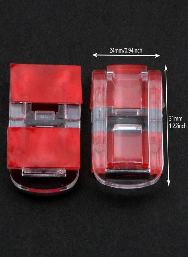 LUORNG 4PCS Clear Acrylic Lock Hasp Buckles Mini Hinge Hasp Clear Box Hinge Latch Hasp Lock Mini Acrylic Clasp Hasp Latch - Image 4