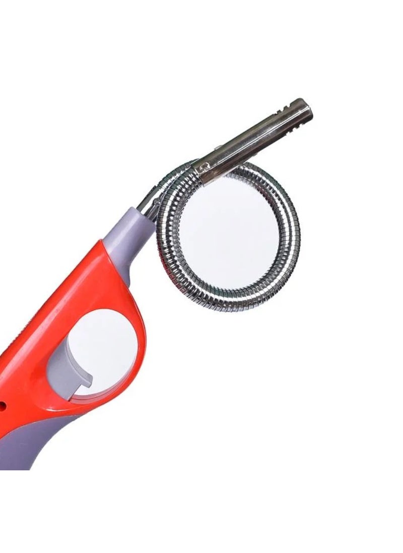 JIHAM BBQ Lighter 360 Degree Windproof Flameless Flexible Long Neck Adjustable Flame Gas Lighter Multicolor  - Image 3