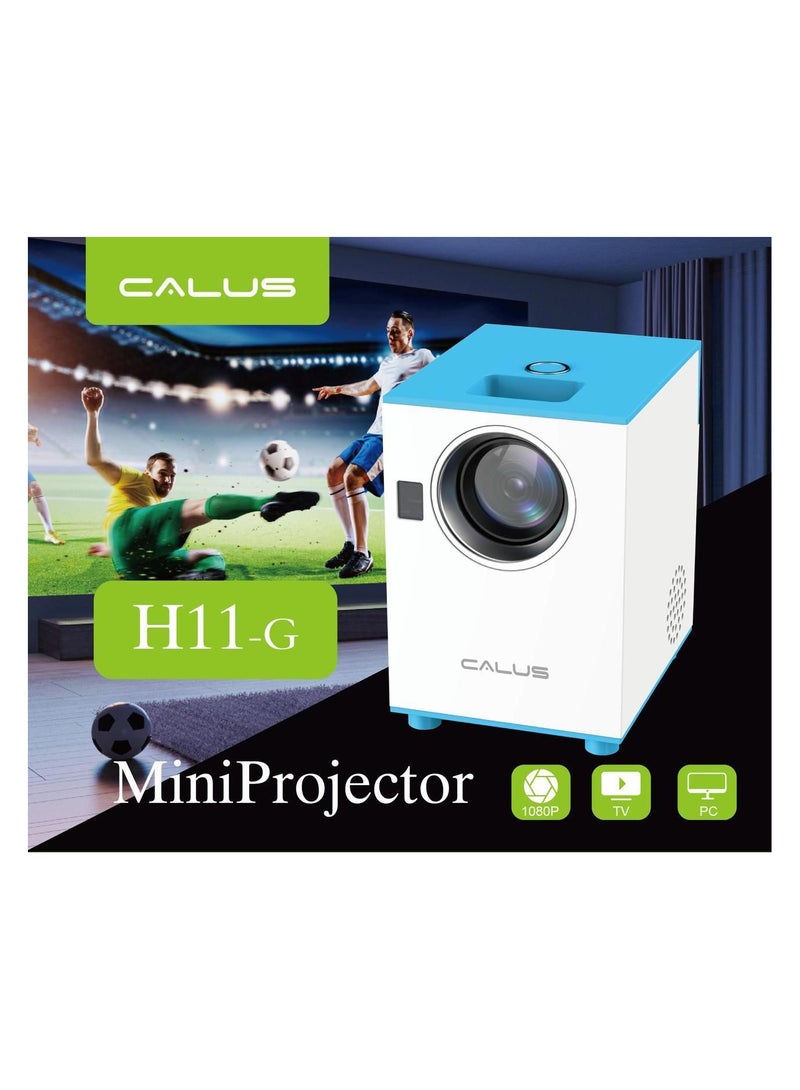 كالوس جهاز عرض CALUS H11-G صغير محمول بدقة Full HD 1080P سطوع 3500 لومن مثالي للاستخدام المنزلي والمكتبي - Image 3